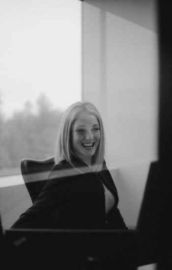 GlyphOfficePictures Viktoriya Laughing Candidly